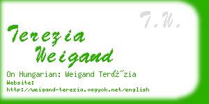 terezia weigand business card